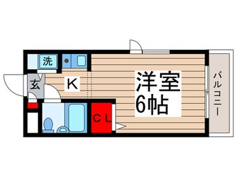 間取図 プレステージ横田