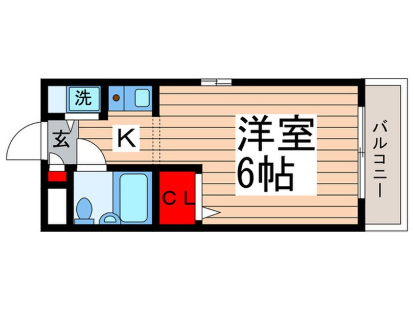 間取図 プレステージ横田