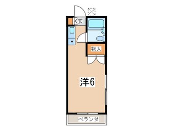 間取図 コーポ常盤Ｂ