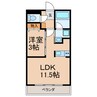 Ｍaple House 1LDKの間取り