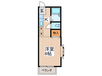 間取図 メゾンフロ－ラ