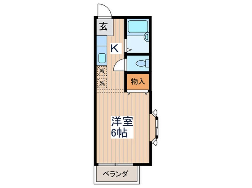 間取図 メゾンフロ－ラ