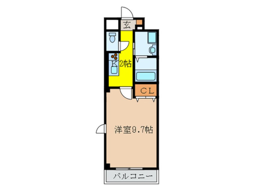 間取図 プリムベ－ル北赤羽