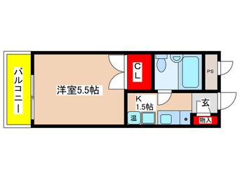 間取図 ﾍﾟｶﾞｻｽﾏﾝｼｮﾝ百合ヶ丘(104)