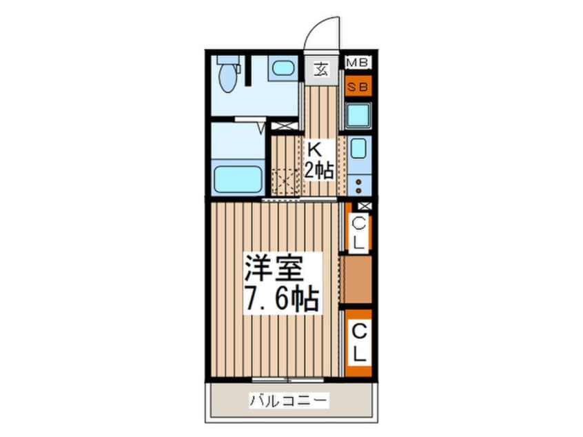間取図 リブリ・シャンティーユ