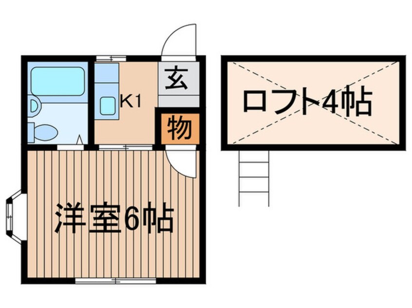 間取図 グリ－ンコ－ポ