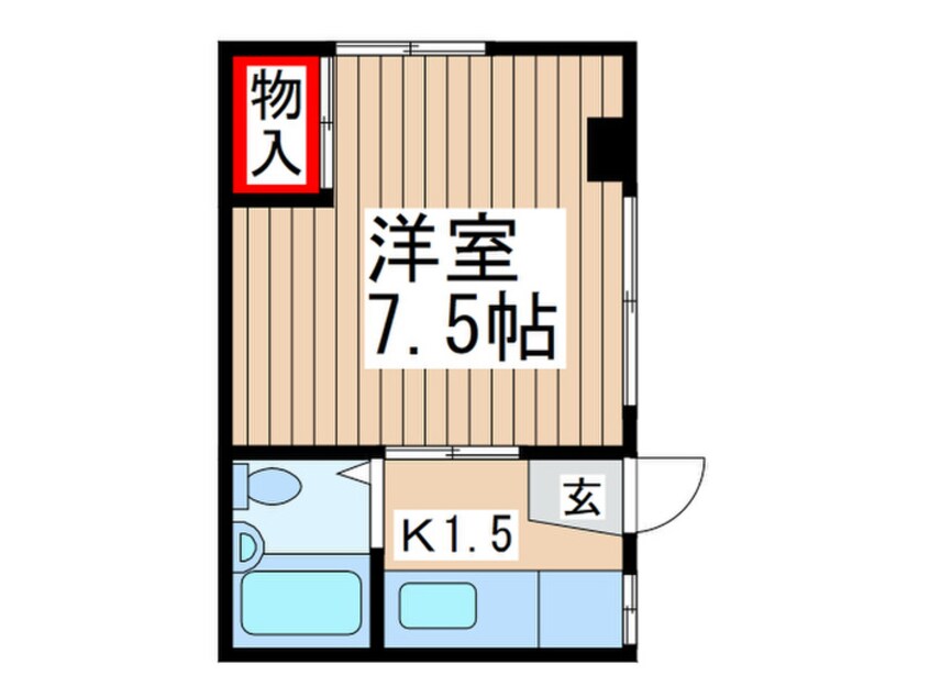 間取図 土方コーポⅡ