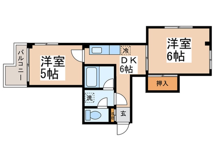 間取り図 第２フラワ－パレス
