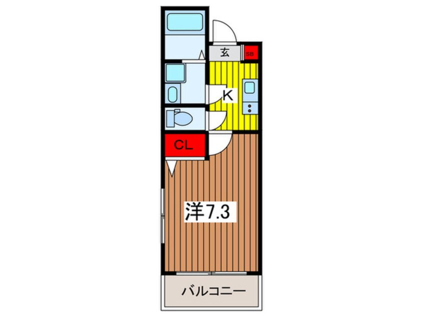 間取図 ＭＥＬＤＩＡ西大宮