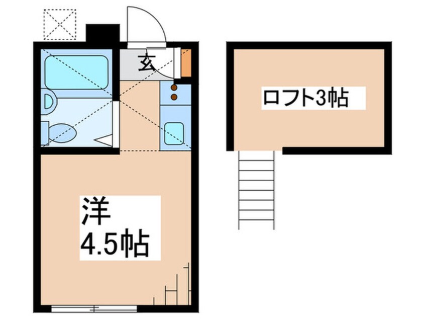 間取図 タ－ミナルハイツ