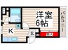 秋元第２ビル 1Kの間取り