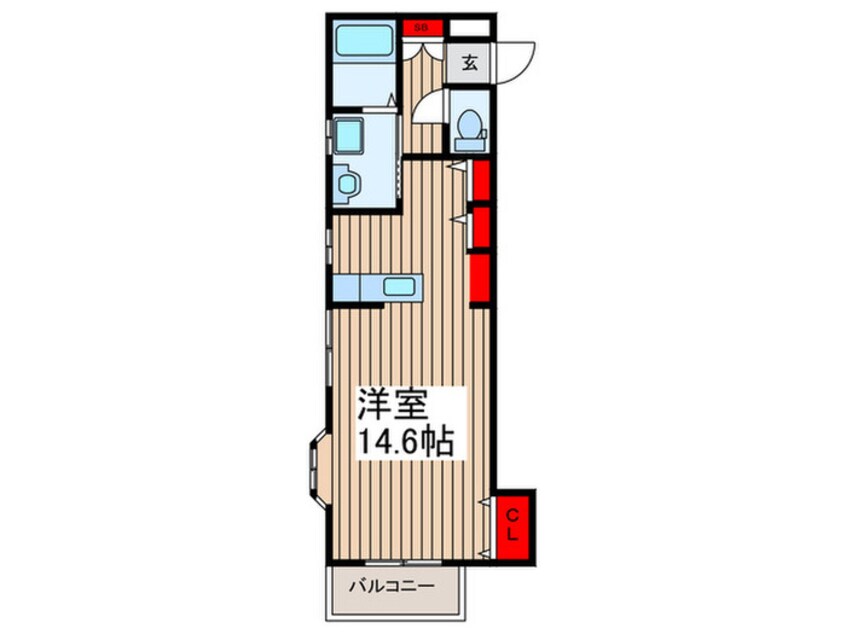 間取図 ハイシックスコート