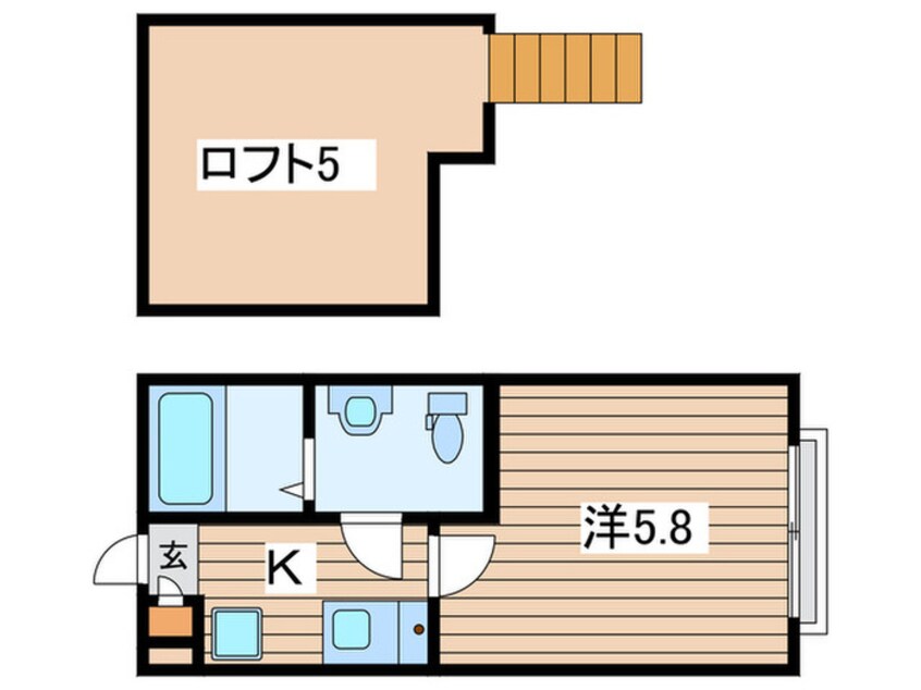 間取図 ドブリーデン中野島