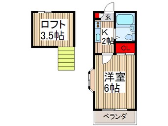 間取図 コスモシティ中浦和