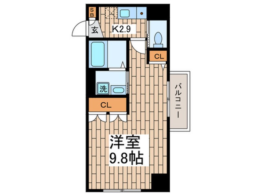 間取図 ＨＩＬＬ　ＭＡＸ－００１