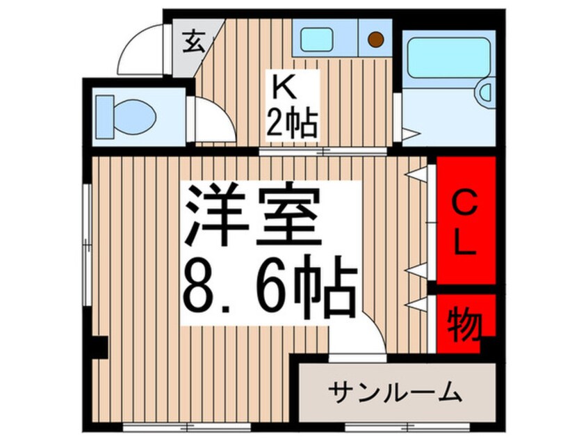 間取図 Ｋ・ビル