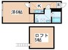 Ｔテラス向ヶ丘 1Kの間取り