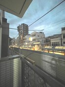 室内からの展望 横山ビル