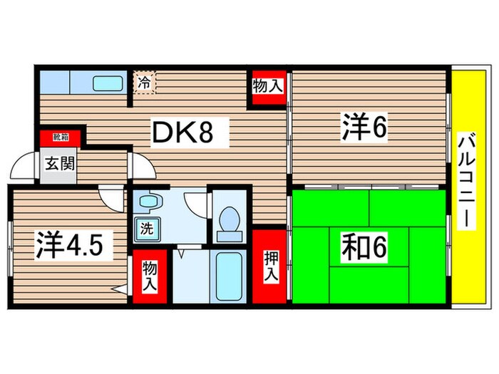 間取り図 サンモール多摩