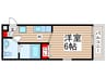 ヒュ－マンパレス南流山ⅦＢ棟 1Kの間取り