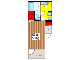 間取図 MELDIA西大宮Ⅱ