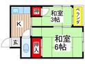 四谷荘の間取図
