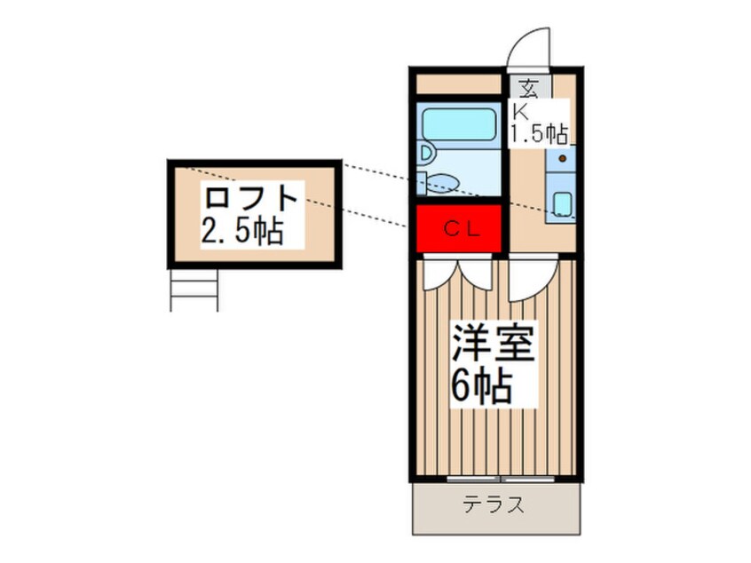 間取図 ブルーウェイブⅠ番館