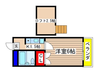 間取図 ブルーウェイブⅠ番館