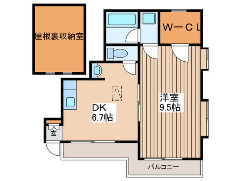 間取図 サニ－ハイム３５