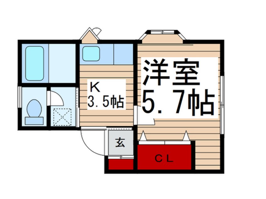 間取図 エスポワール聖Ⅲ