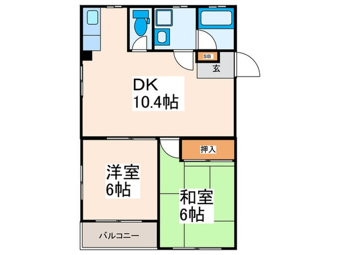 間取り図 フラットKO