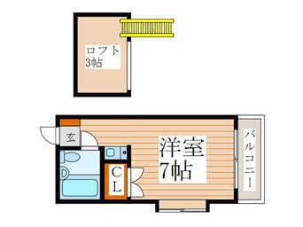 間取図 ベルフラット