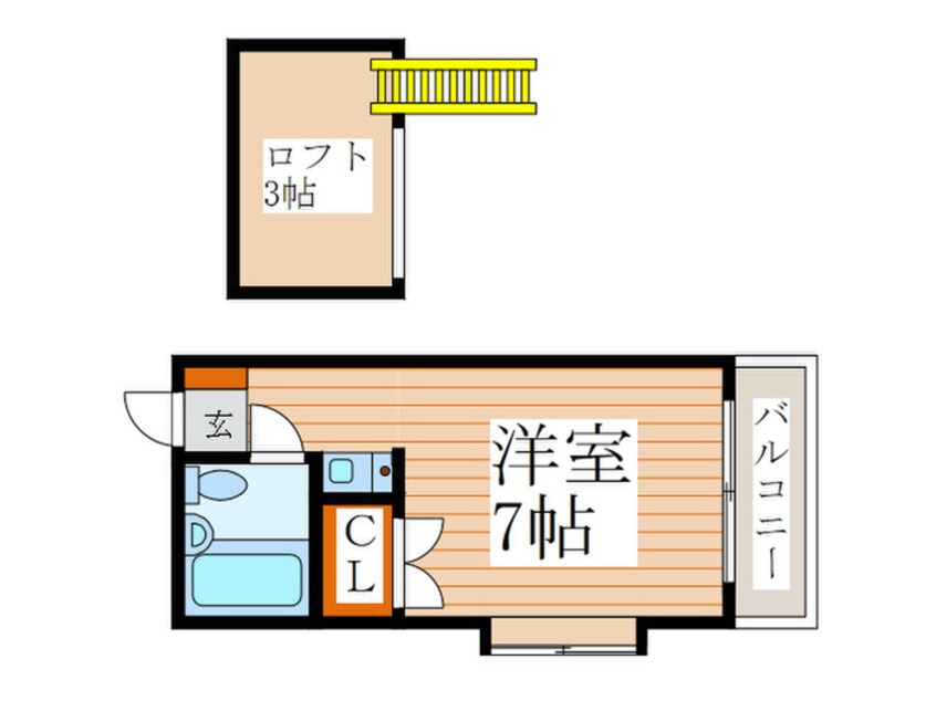 間取図 ベルフラット