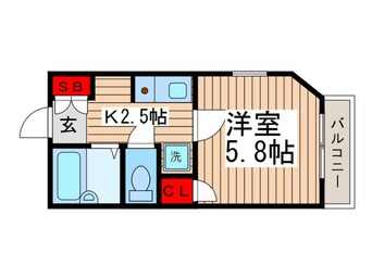 間取図 宮田コーポ