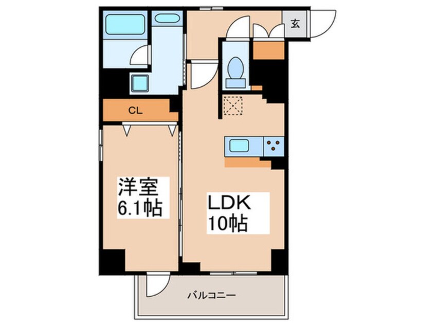 間取図 ルーセントK台東