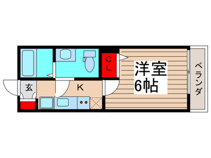 間取図 Babylon 船橋法典