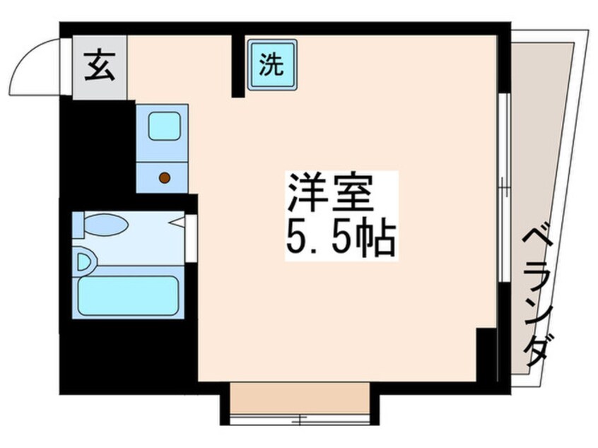 間取図 ヴィシェットお花茶屋