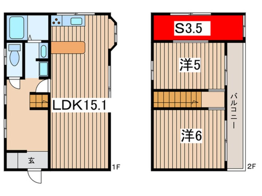 間取図 パークサイド御蔵戸建