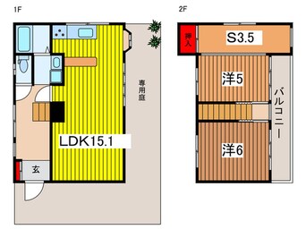 間取図 パークサイド御蔵戸建