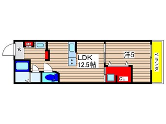 間取図 仮)Like作草部セカンド