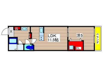 間取図 仮)Like作草部セカンド