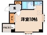 ハ－ベストハウスⅡ 1Rの間取り