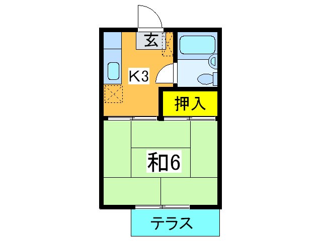 間取り図 ビュ－パレス清瀬