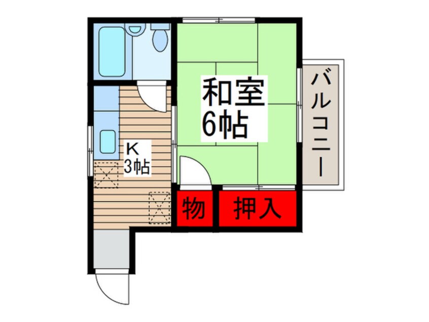 間取図 ビュ－パレス清瀬