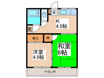 間取図 常和荘