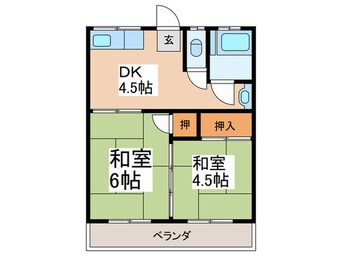 間取図 常和荘