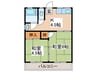 常和荘 2Kの間取り