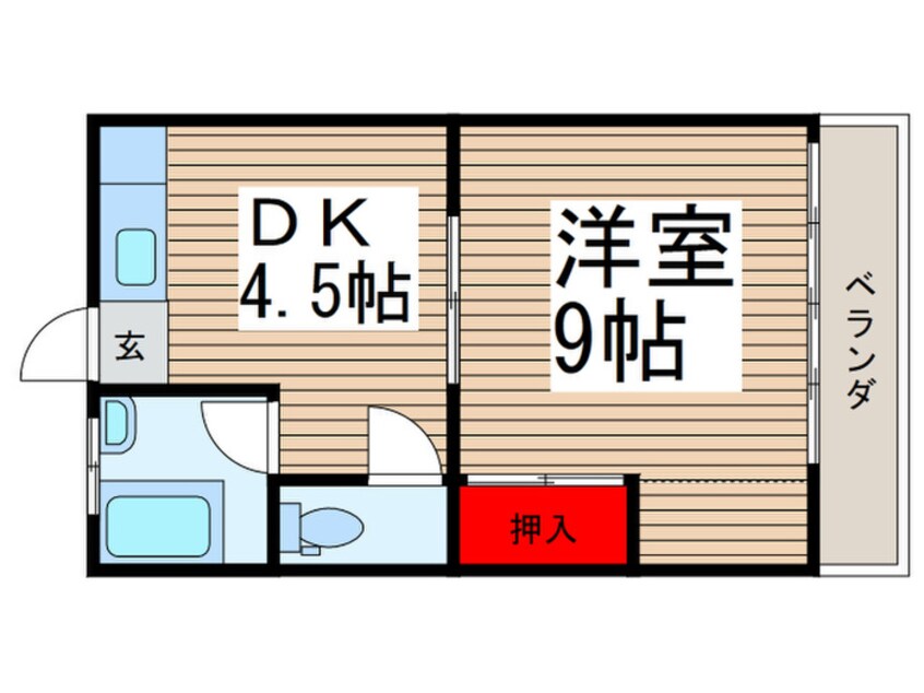 間取図 井上建築コーポ