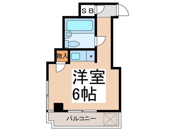 間取り図 ミリオンコート中村橋（505）