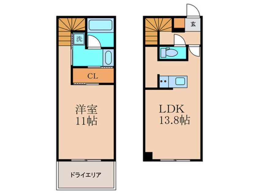 間取図 LEGALAND駒沢大学ANNEX